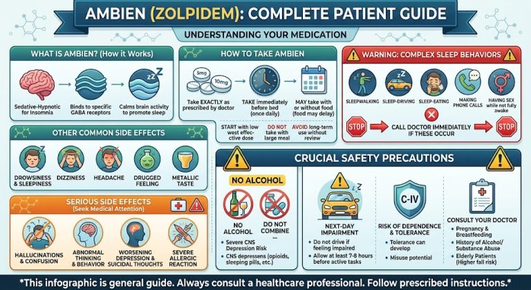 Ambien (Zolpidem): Complete Patient Guide